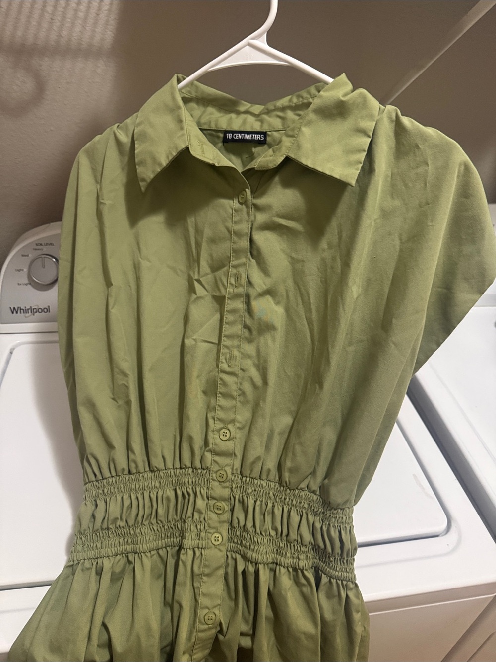 Mossimo Supply Co. Olive Green Mini Dress